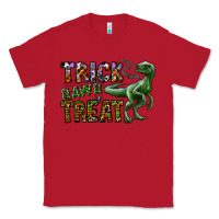 Red Trick RAWR Treat Classic Tee - CowhideDigitalArt