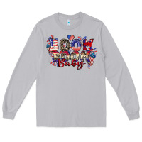 Moon Dust Boom boom baby 4th of july Long Sleeve Tee - CowGirlArtShop