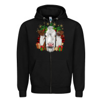 Black christmas simmental Zipper Hoodie - JahusDesignShop