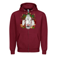 Christmas Simmental Zipper Hoodie | Teevron