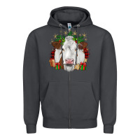 Smoke christmas simmental Zipper Hoodie - JahusDesignShop
