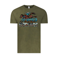 Vintage Olive the world needs more cowboys Vintage Tee - Zillion Design Studio