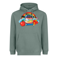 Hello Pre School Heavyweight Hoodie | Teevron