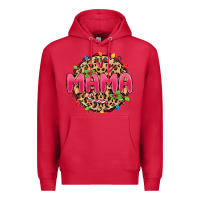 Cardinal mama christmas lights Premium Hoodie - MaliasSmallBusiness