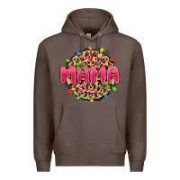 Coffee mama christmas lights Premium Hoodie - MaliasSmallBusiness
