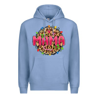Colony Blue mama christmas lights Premium Hoodie - MaliasSmallBusiness