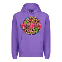 Purple mama christmas lights Premium Hoodie - MaliasSmallBusiness
