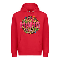 Red mama christmas lights Premium Hoodie - MaliasSmallBusiness