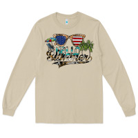 Mushroom hello summer Long Sleeve Tee - SublimationCraftShop