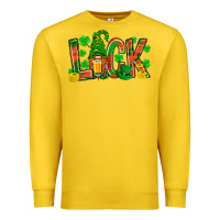 Lemon luck with gnome and beer Premium Sweatshirt - NancyCooperArtShop