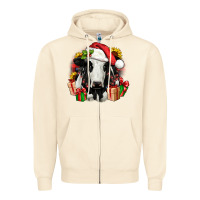 Sandshell christmas holstein Zipper Hoodie - JahusDesignShop
