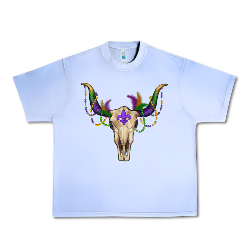 Mardi Gras Bullskull Urban Heavy Tee by RanaPortraitStore | Teevron