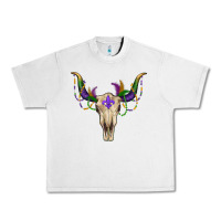 Lunar Rock mardi gras bullskull Urban Heavy Tee - RanaPortraitStore