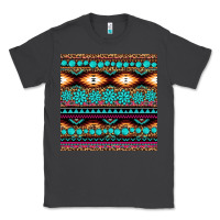 Smoke aztec turquoise gemstone seamless pattern Classic Tee - HRA Design Shop