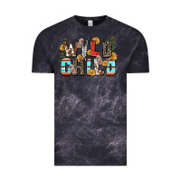 Cloud Black wild child Vintage Tee - Zillion Design Studio
