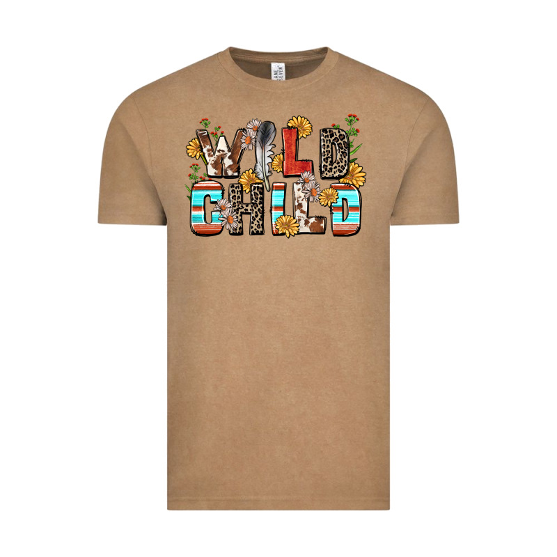 Wild Child Vintage Tee by Zillion Design Studio | Teevron
