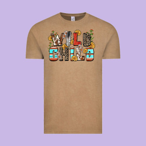 Wild Child Vintage Tee Designed By Zillion Design Studio