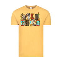 Vintage Mustard wild child Vintage Tee - Zillion Design Studio