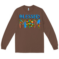 Chestnut blessed mom autism Long Sleeve Tee - AdoDesignShop