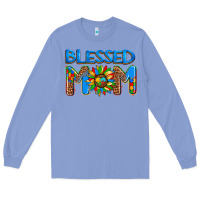 Colony Blue blessed mom autism Long Sleeve Tee - AdoDesignShop