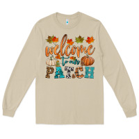 Mushroom welcome to our patch Long Sleeve Tee - HRA Design Shop