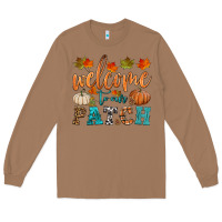 Toasted Coconut welcome to our patch Long Sleeve Tee - HRA Design Shop