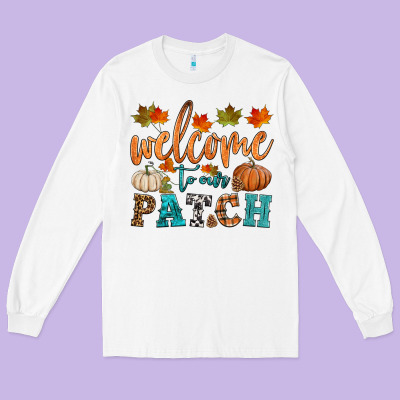 Welcome To Our Patch Long Sleeve Tee Designed By Hra Design Shop