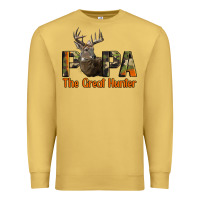 Antique Gold Western Papa The Great Deer Hunter Premium Sweatshirt - LillyAllenDesigns