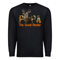 Black Western Papa The Great Deer Hunter Premium Sweatshirt - LillyAllenDesigns