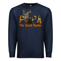 Navy Western Papa The Great Deer Hunter Premium Sweatshirt - LillyAllenDesigns