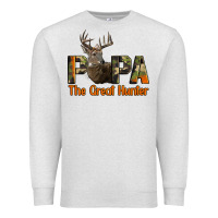 Oatmeal Heather Western Papa The Great Deer Hunter Premium Sweatshirt - LillyAllenDesigns