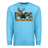 Ocean Blue Western Papa The Great Deer Hunter Premium Sweatshirt - LillyAllenDesigns