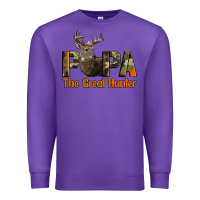 Purple Western Papa The Great Deer Hunter Premium Sweatshirt - LillyAllenDesigns