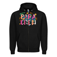Black para crew Zipper Hoodie - AdoDesignShop