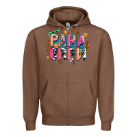 Chestnut para crew Zipper Hoodie - AdoDesignShop