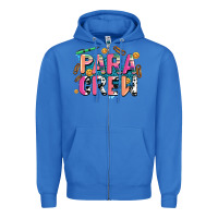 True Royal para crew Zipper Hoodie - AdoDesignShop