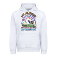White buy me animals and tell me you hate the government Urban Hoodie - LillyAllenDesigns