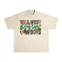 Wild West Long Live Cowboys Urban Heavy Tee | Teevron