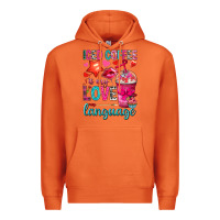 Carrot iced coffee is my love language Premium Hoodie - NancyCooperArtShop