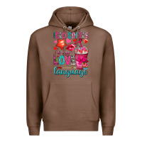 Chestnut iced coffee is my love language Premium Hoodie - NancyCooperArtShop
