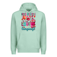 Seafoam iced coffee is my love language Premium Hoodie - NancyCooperArtShop