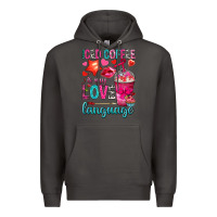 Smoke iced coffee is my love language Premium Hoodie - NancyCooperArtShop