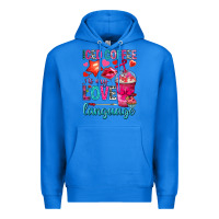 True Royal iced coffee is my love language Premium Hoodie - NancyCooperArtShop