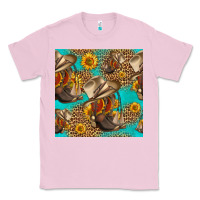 Bubblegum Pink western boots and hat seamless pattern Classic Tee - HRA Design Shop