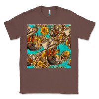 Chestnut western boots and hat seamless pattern Classic Tee - HRA Design Shop