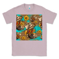 Lilac western boots and hat seamless pattern Classic Tee - HRA Design Shop