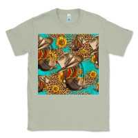 Matcha western boots and hat seamless pattern Classic Tee - HRA Design Shop
