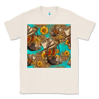 Natural western boots and hat seamless pattern Classic Tee - HRA Design Shop