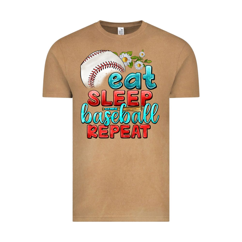 Eat Sleep Baseball Repeat Vintage Tee by texasbilliewilder | Teevron