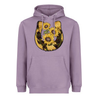 Lavender horseshoe sunflower camouflage Heavyweight Hoodie - AdoDesignShop